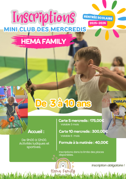 Le mini club des mercredis chez Hema Family près de Sanary sur mer