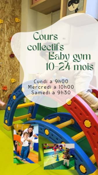 Cours de BABY GYM pour bébé de 10 à 24 mois à Six fours les plages