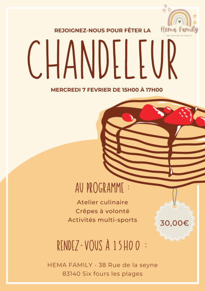 Crêpes party chez Hema Family !