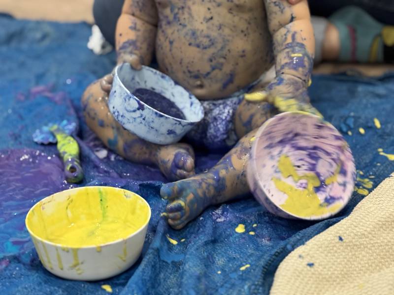 Accompagner son bébé sur des activités multi-sensoriel près de Sanary sur mer à Six fours les plages